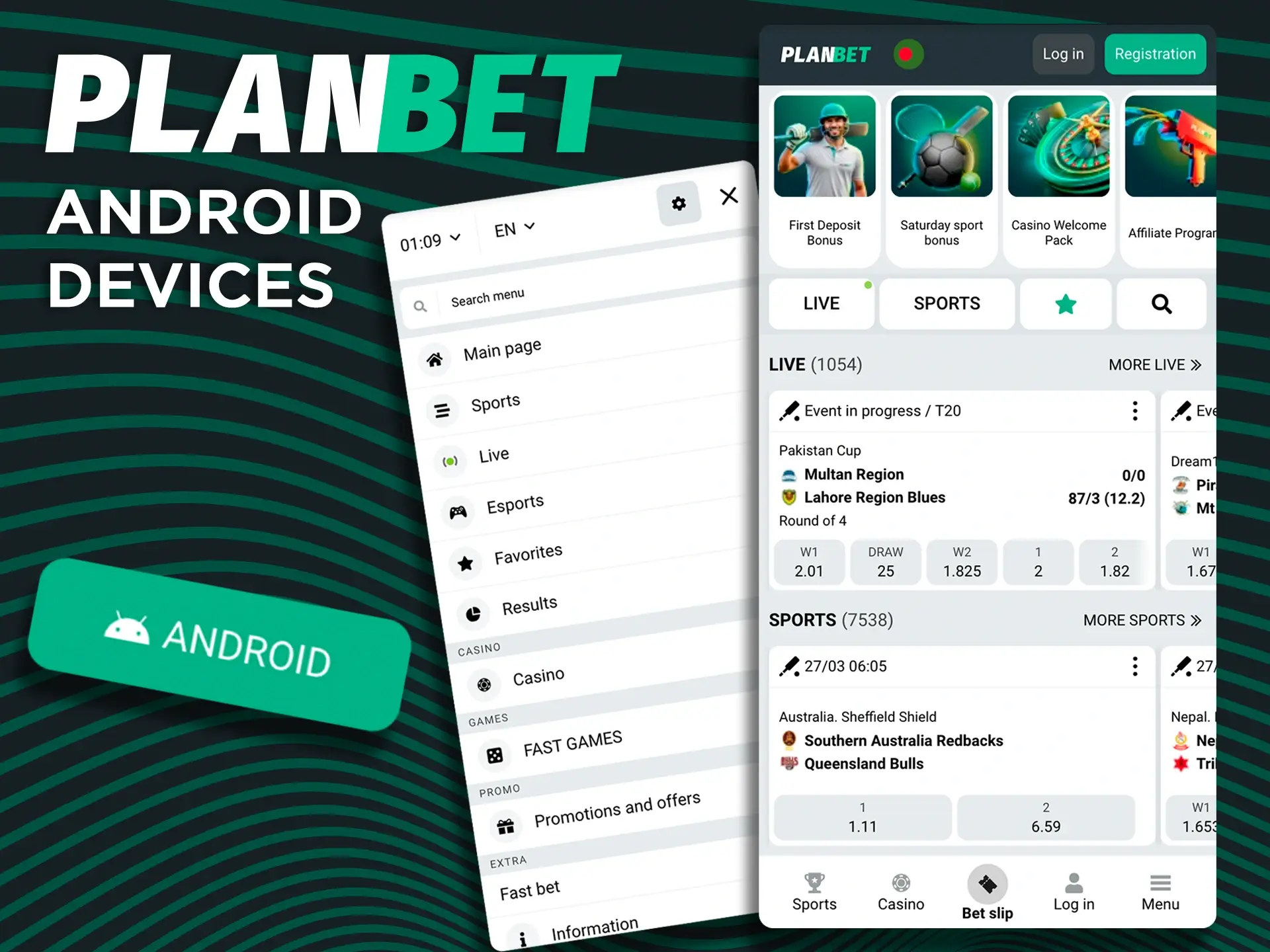 Find out the compatibility of the Planbet app with other Android devices.